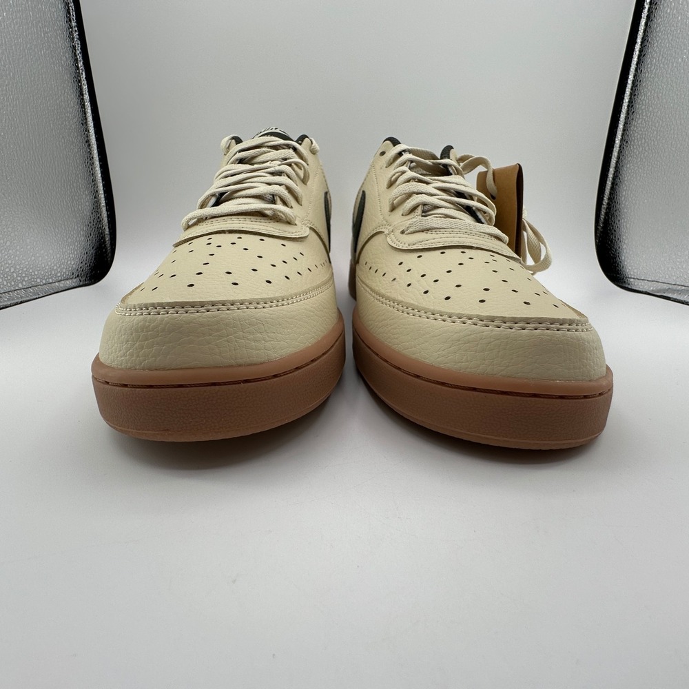 Nike Court Vision Low Shoes Mens 13 Light Khaki Sequoia Gum‎ HV4506-200 NEW - Picture 6 of 12